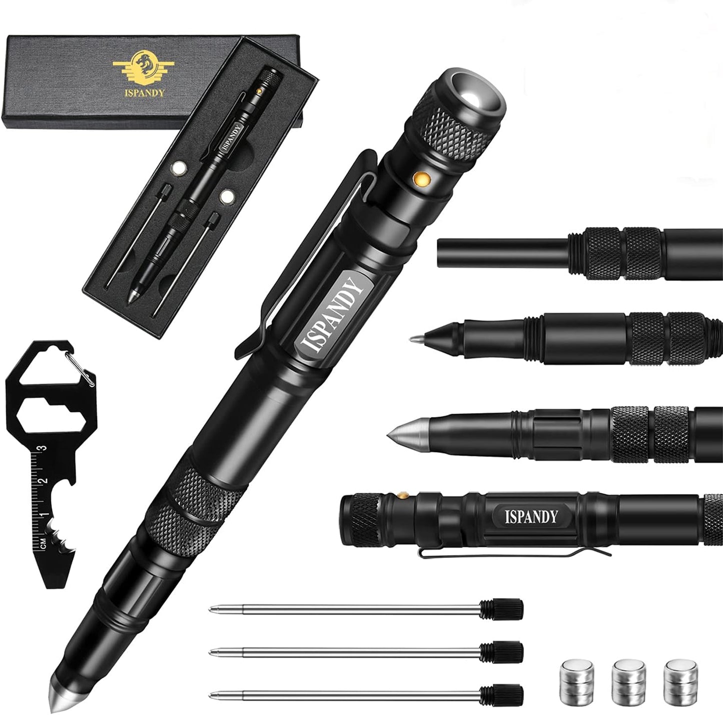 Tactical Pen Multitool Pen Dad Gifts for Men Who Wants Nothing, Father Day Gifts from Daughter, Valentine'S Day Gifts for Him,Birthday Gifts for Dad Men,Grandpa Tools Gadgets for Men