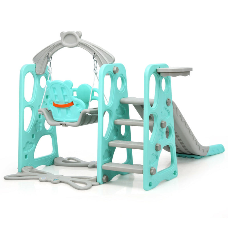 3-In-1 Toddler Climber and Swing Set Slide Playset